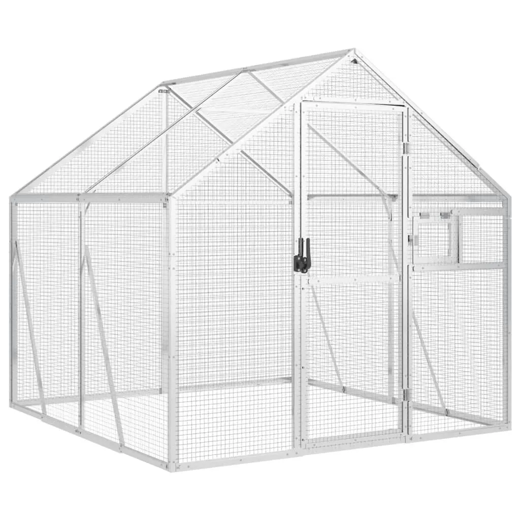 Aviary Silver 1.79x2x1.85 m Aluminium 3155795