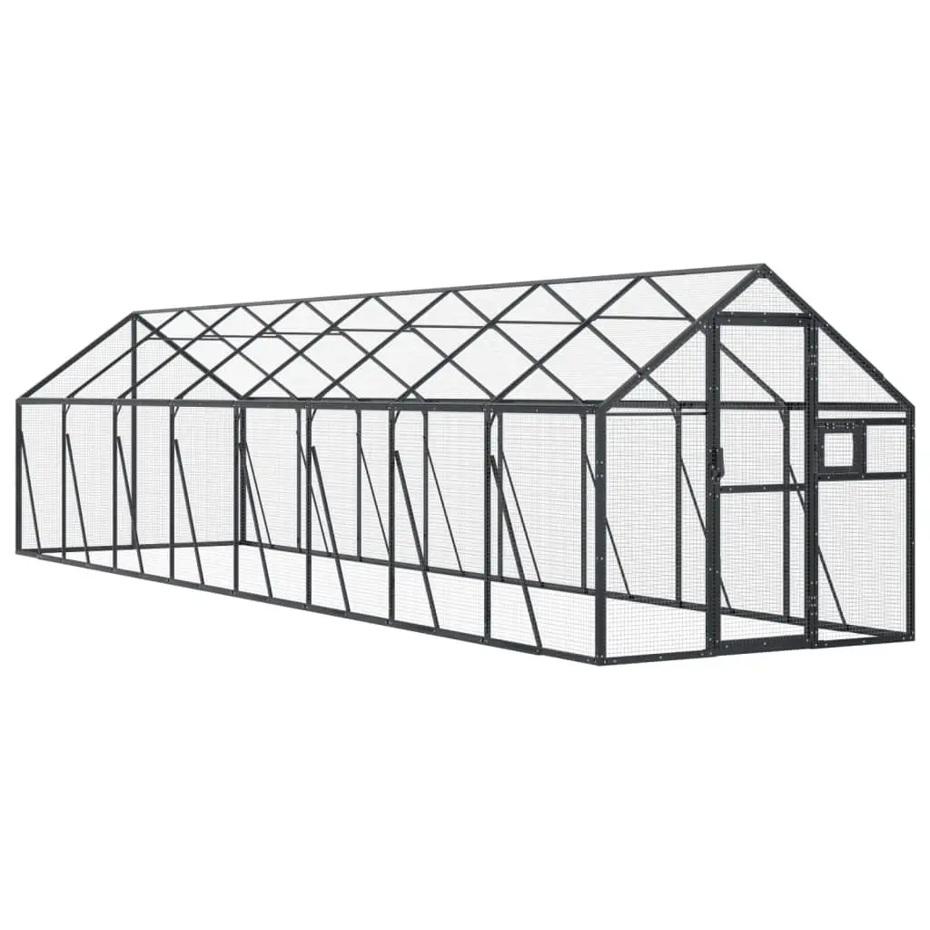 Aviary Anthracite 1.79x8x1.85 m Aluminium 3155805