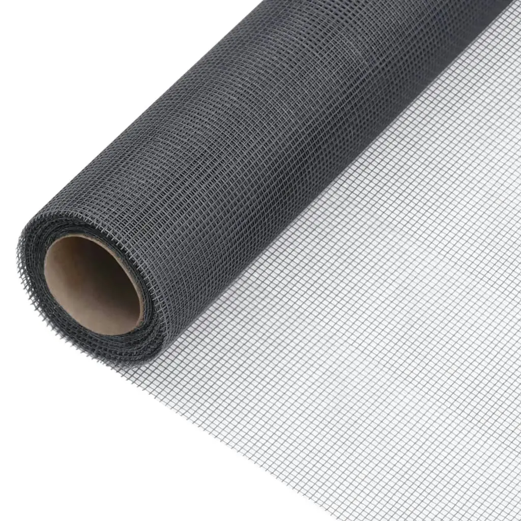 Mesh Screen Fiberglass 60x500 cm Grey 150865