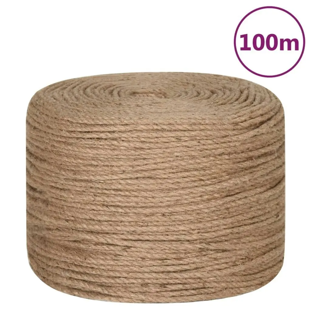 Jute Rope 100 m Long 6 mm Thick 153740