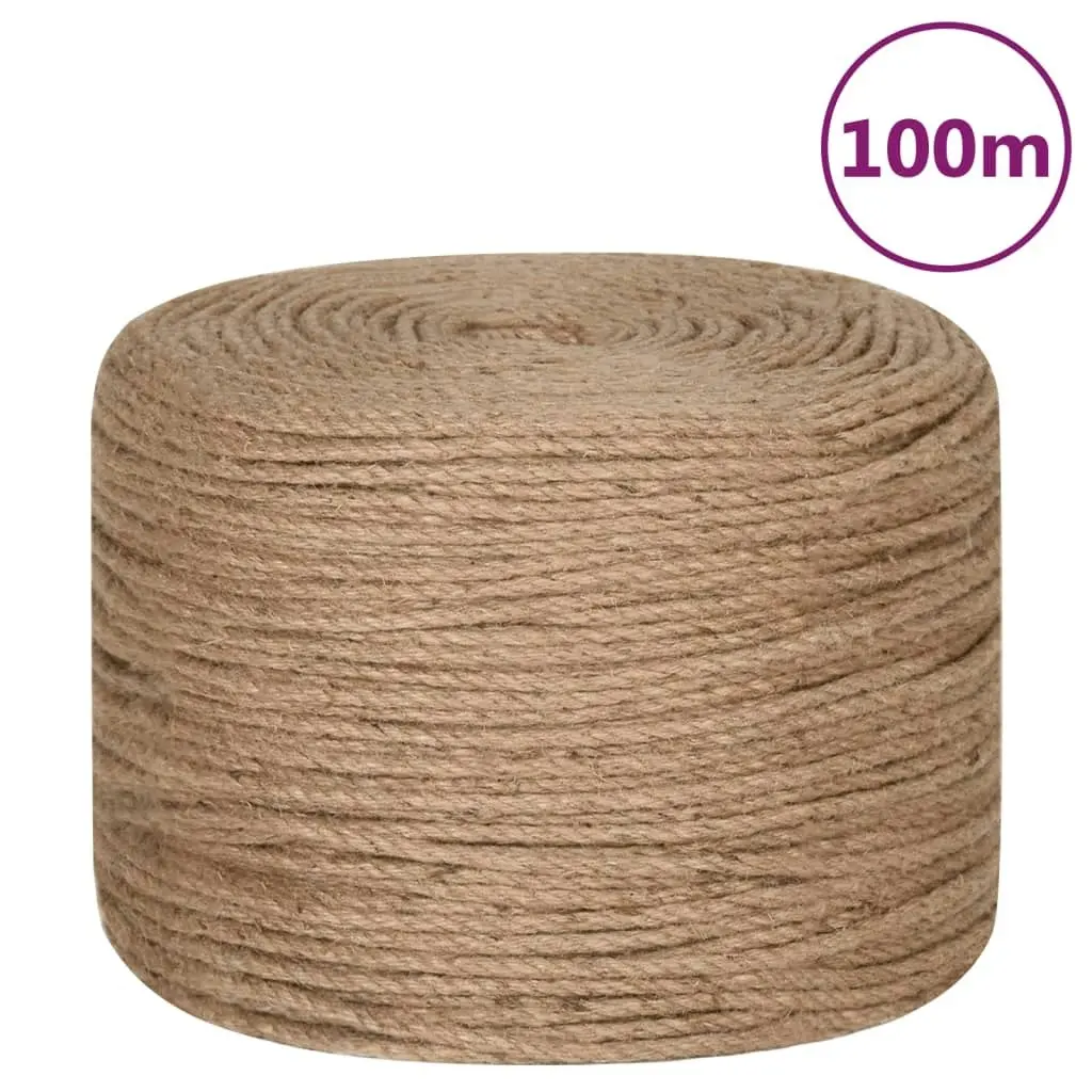 Jute Rope 100 m Long 8 mm Thick 153745