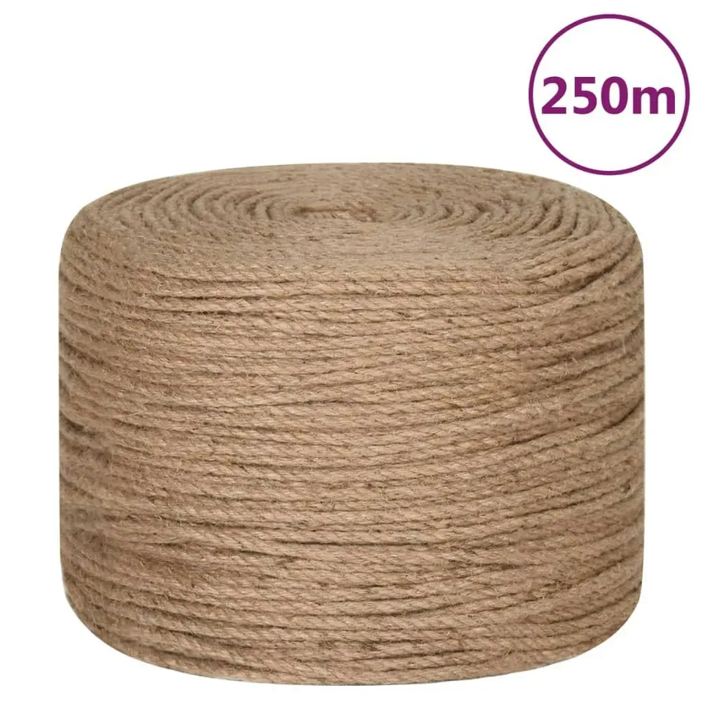 Jute Rope 250 m Long 4 mm Thick 153736