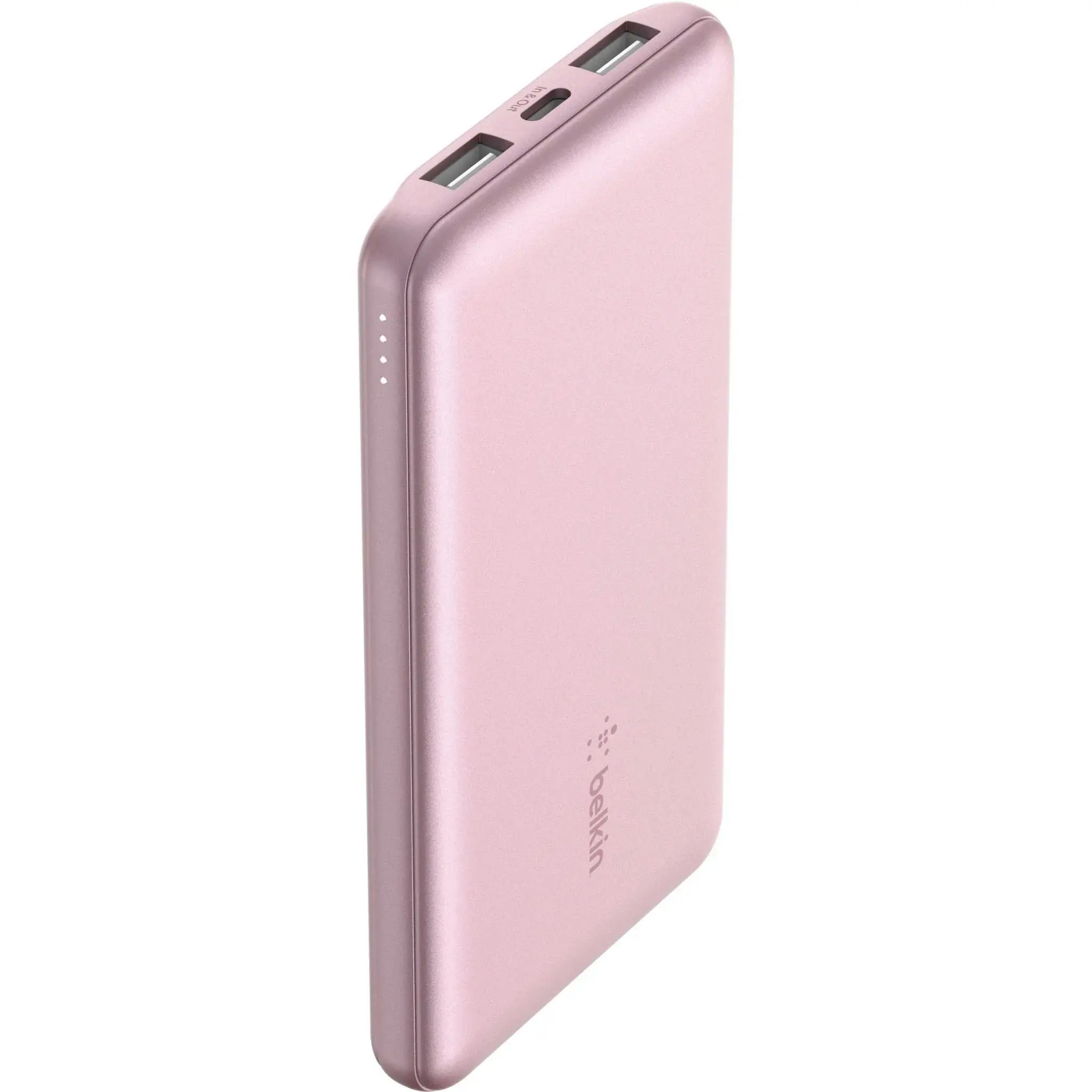 Belkin Boostup Charge 10k 3 Port Power Bank With Cable - Pink