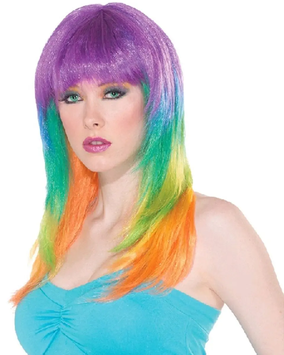 Candy Club Prism Rainbow Costume Wig