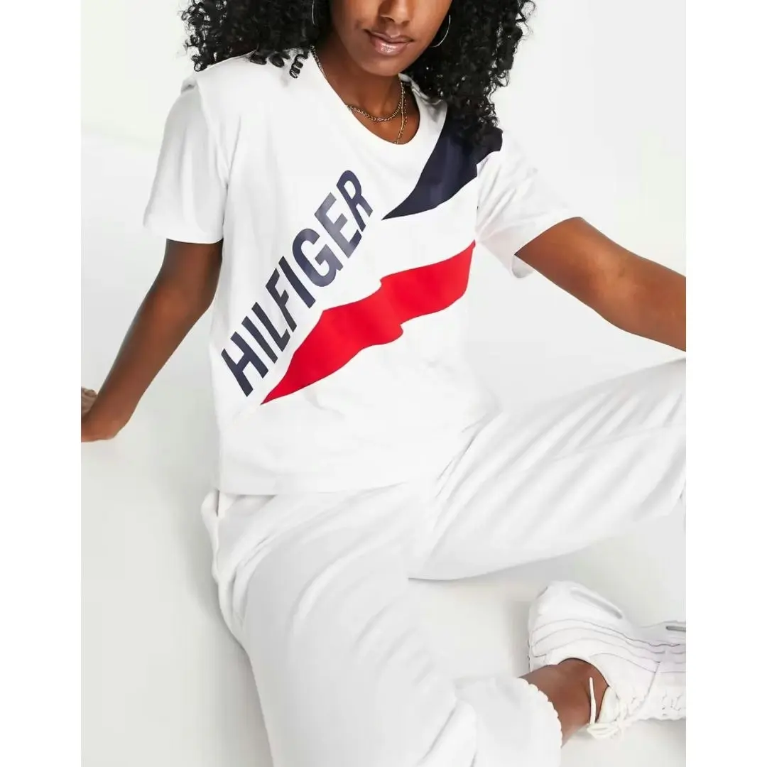 Tommy Hilfiger sport T-shirt With Logo Print In White