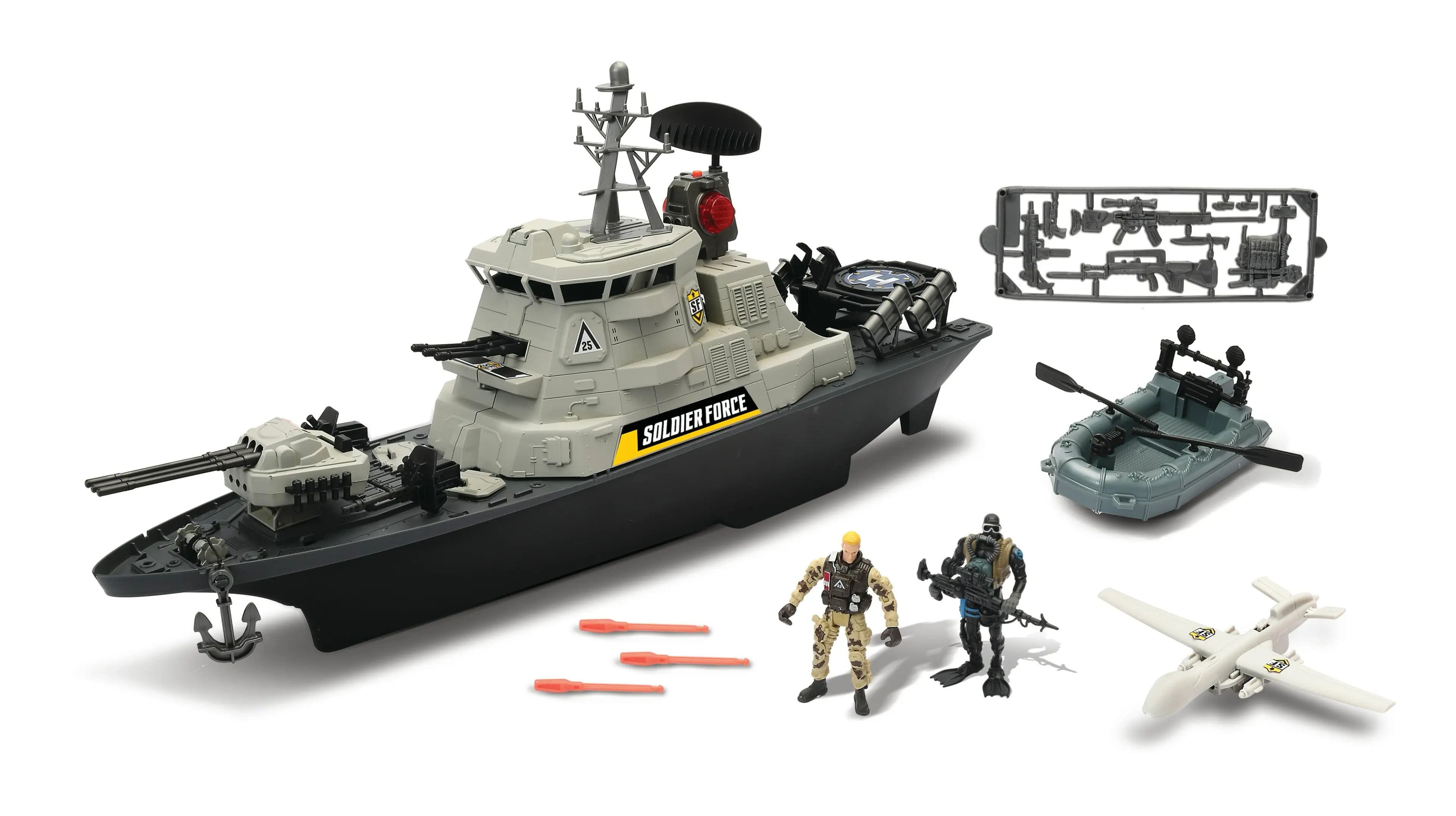 Soldier Force Hurricane Battleship Playset