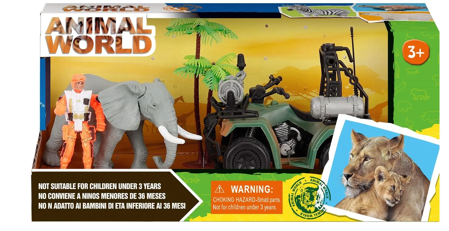 Animal World Elephant Playset