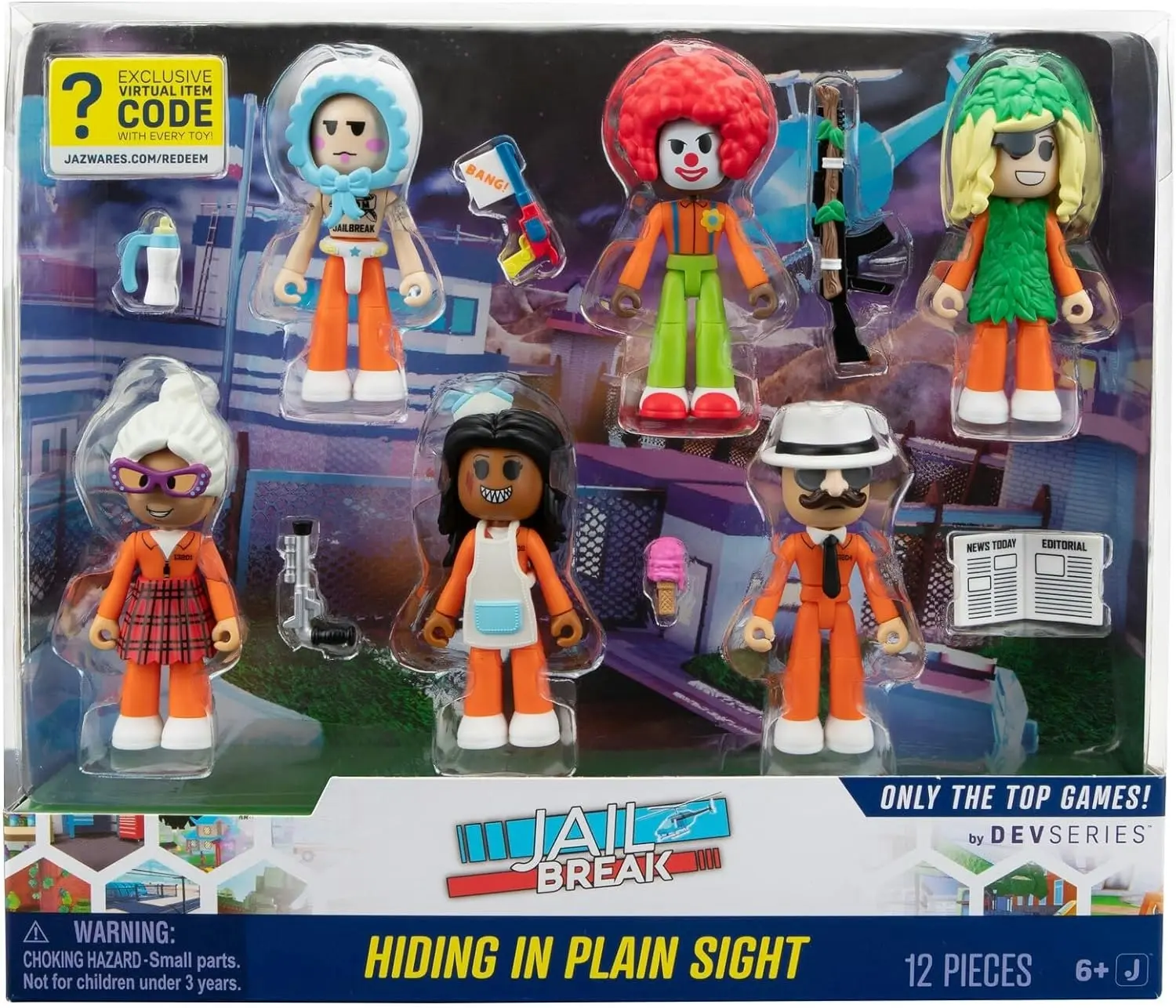 DevSeries Jailbreak: Hiding in Plain Sight Multipack Six 2.75-Inch Action Figures