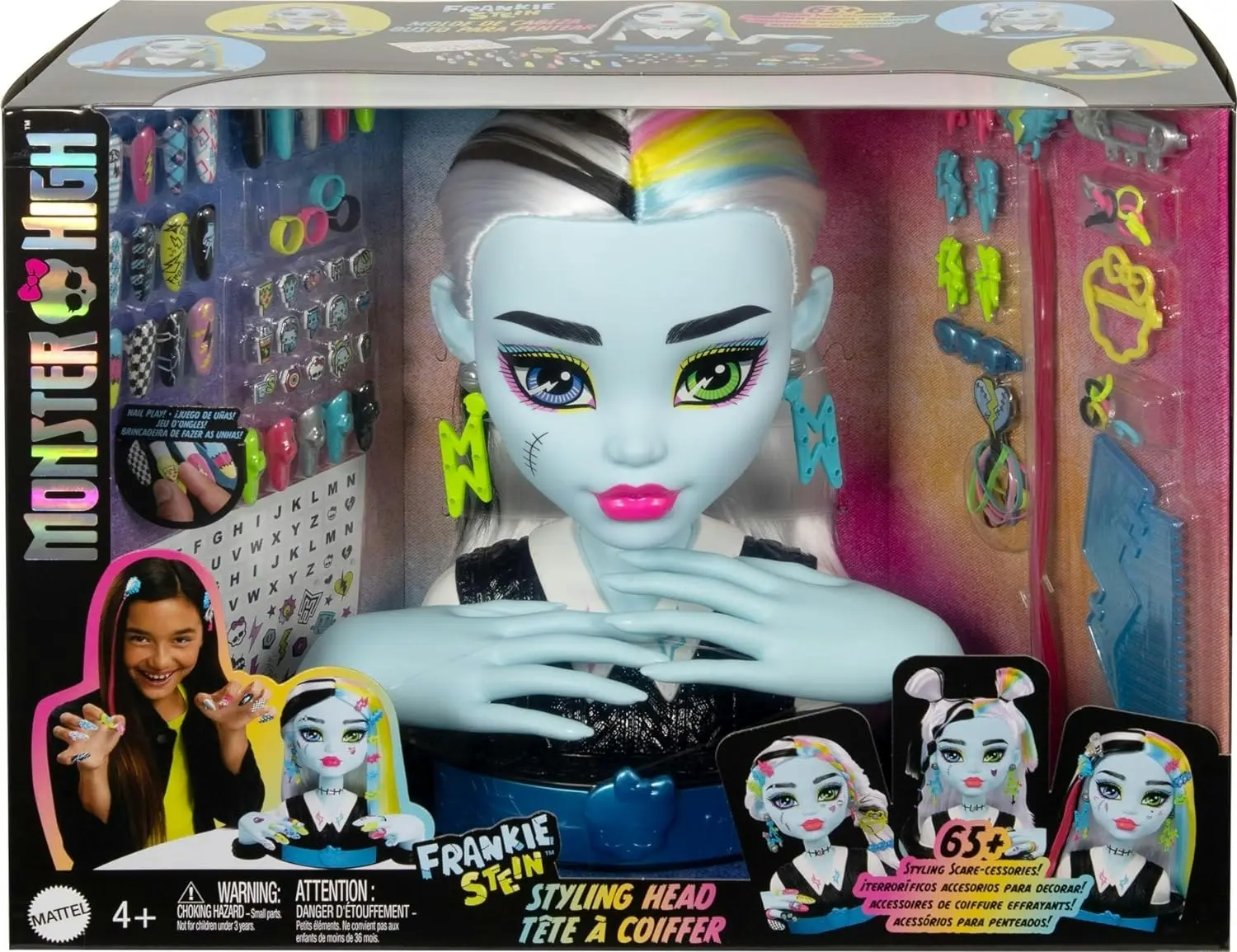 Monster High Frankie Stein Styling Head Playset