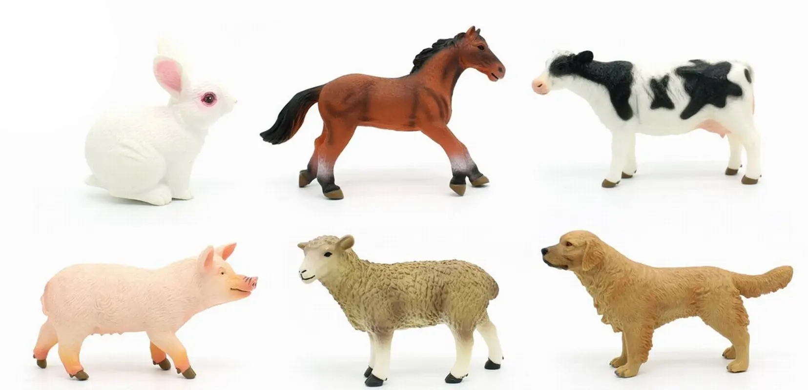 Medium Soft Farm Animals 8"