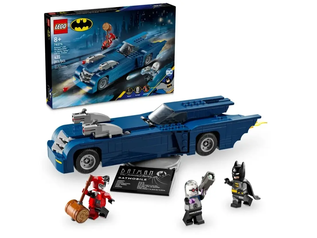 LEGO DC Batman with the Batmobile vs. Harley Quinn and Mr. Freeze 76274