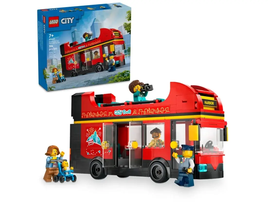 LEGO City Red Double-Decker Sightseeing Bus 60407