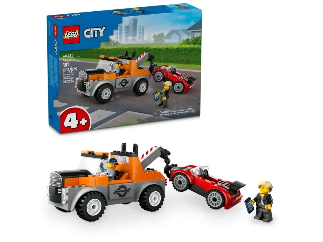 LEGO City Tow Truck and Sports Car Repair 60435