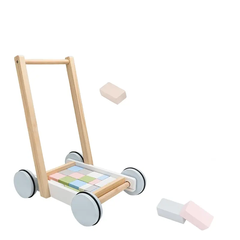 Baby Wooden Walket with Blocks