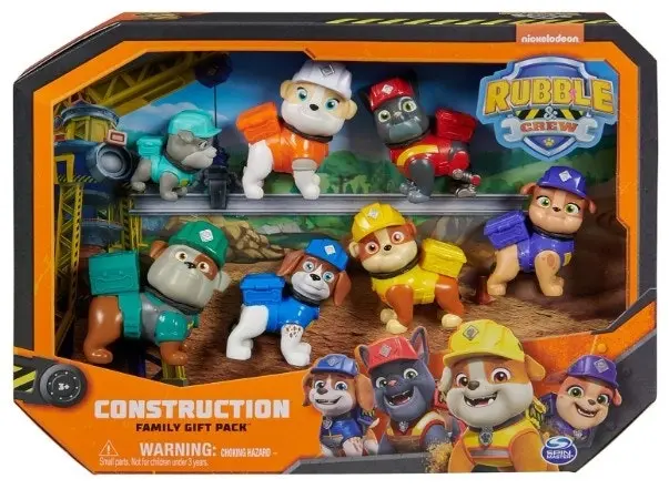 Rubble & Crew Toy Figures Gift Pack with 7 Collectible Action Figures