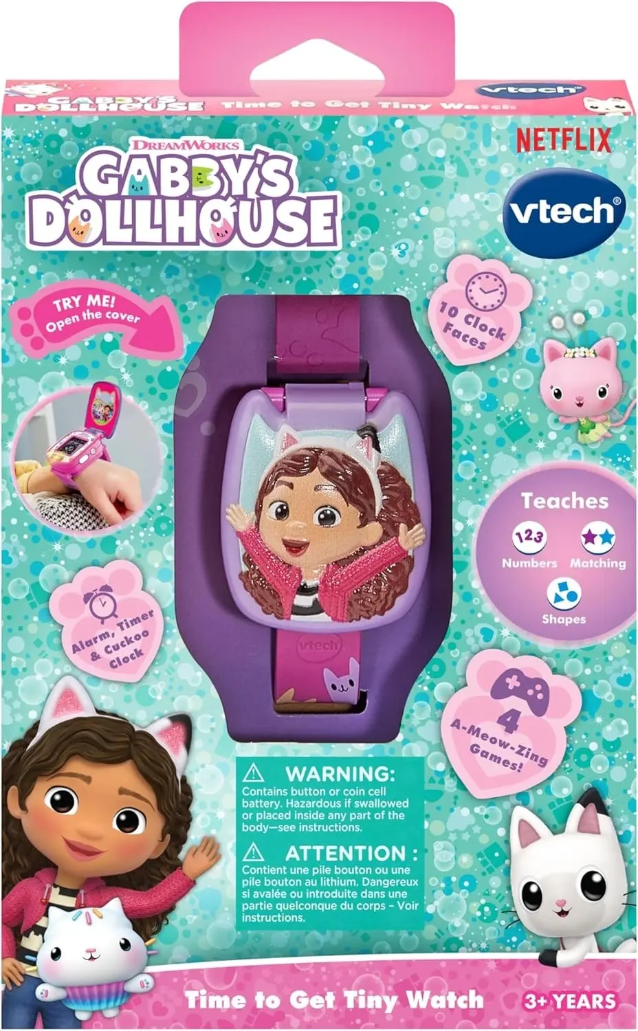 VTech Gabby's Dollhouse Time to Get Tiny Watch