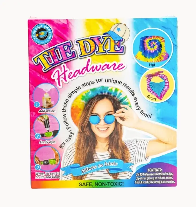 Makr Tie Dye Kit- Headwear Hat/Scarf/Scrunchie