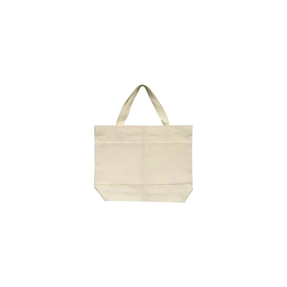 Wear'M Medium Tote, Natural- 13.5x11.5x2"