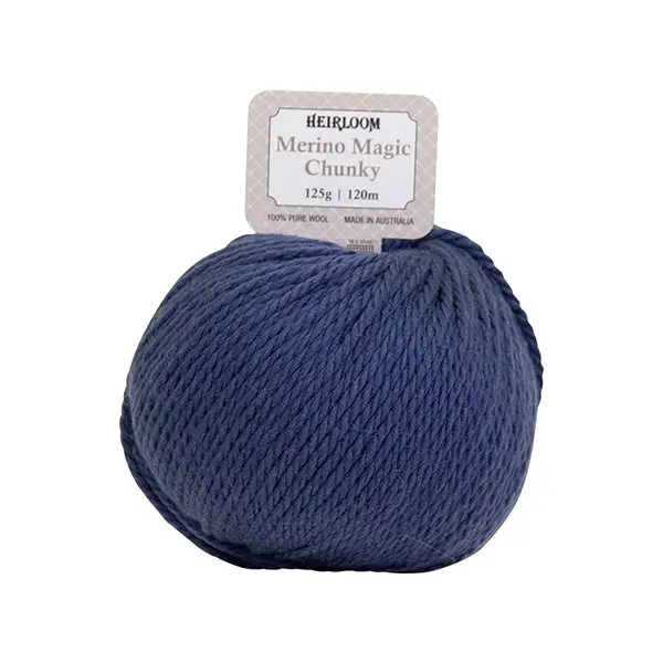 Heirloom Merino Magic Chunky 16ply Crochet & Knitting Yarn, 125g Wool Yarn