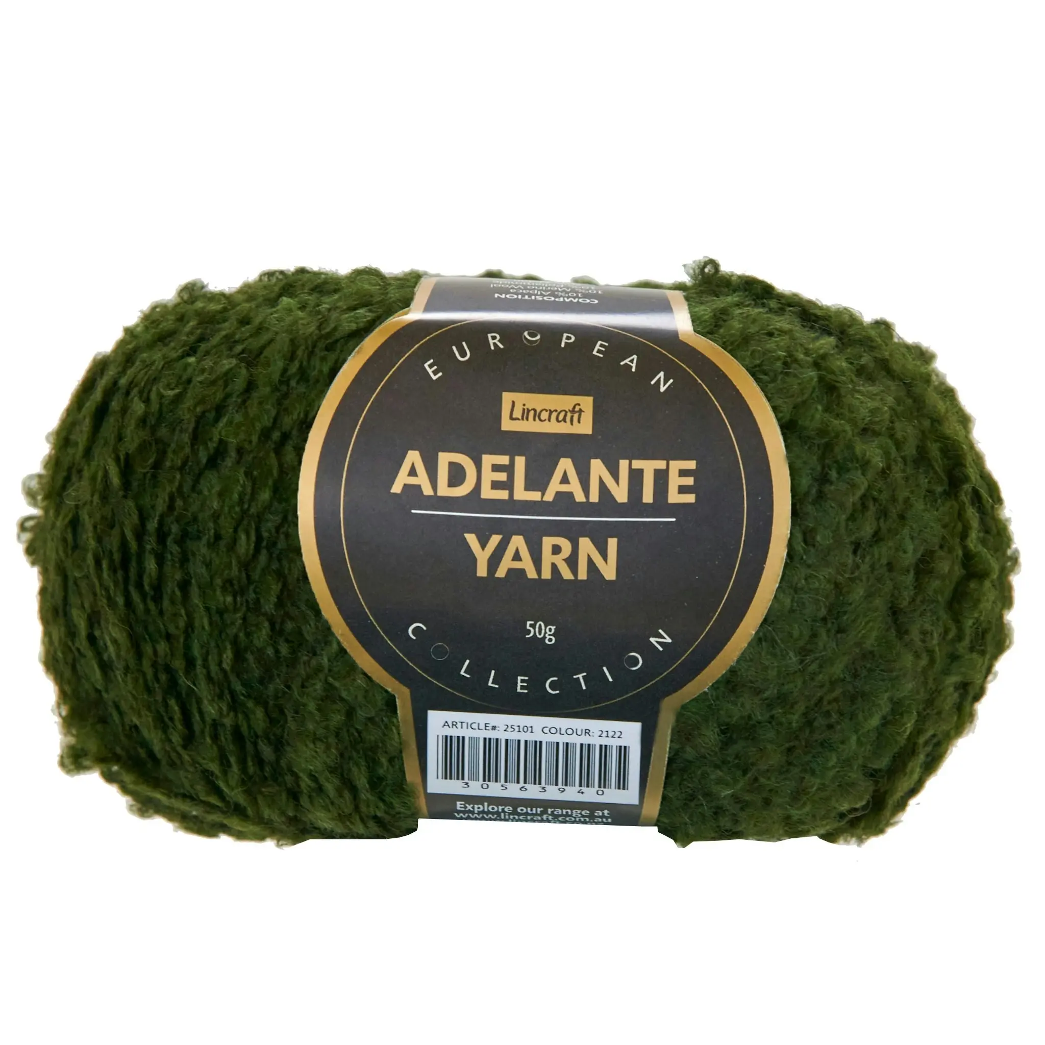 European Collection Adelante Crochet & Knitting Yarn, 50g