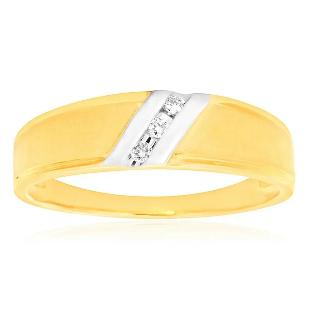 9ct Yellow Gold Diamond Promotional Ring