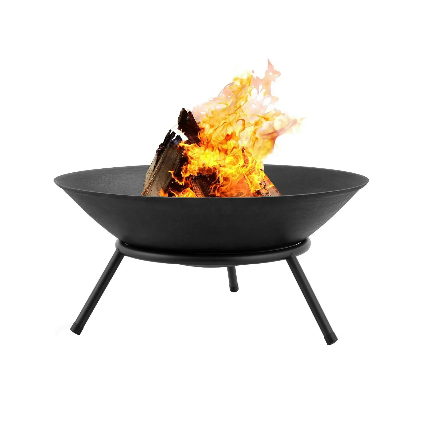 Raised Bowl Fire Pit Portable Outdoor Heater Patio Fireplace 54cm