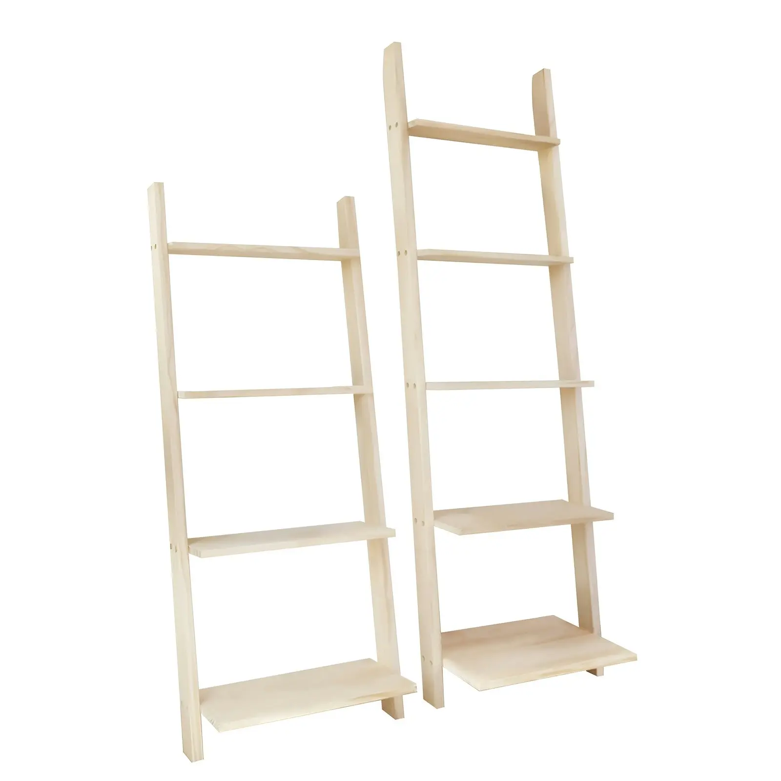 Ladder Shelf Wooden Display Storage Stand Rack Bookshelf Plant Stand