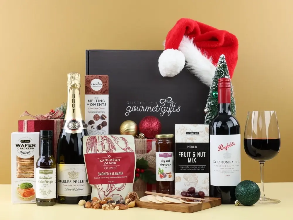 Penfolds Cab Sauv & French Sparkling Christmas Hamper