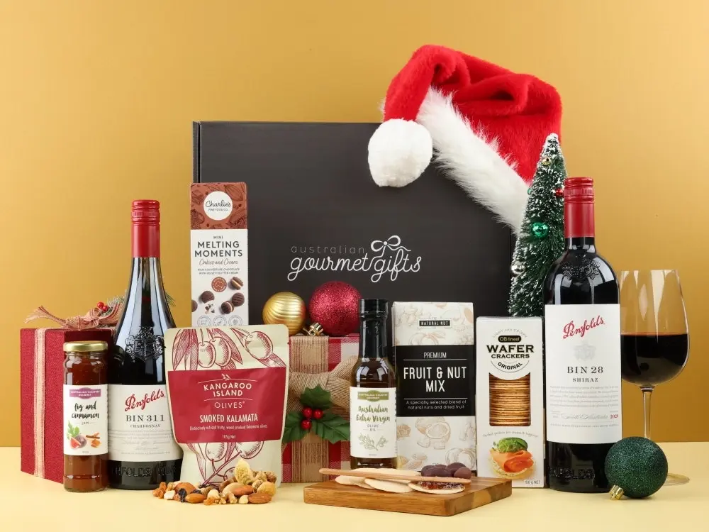 Penfolds Premium Red & White Wine Christmas Hamper