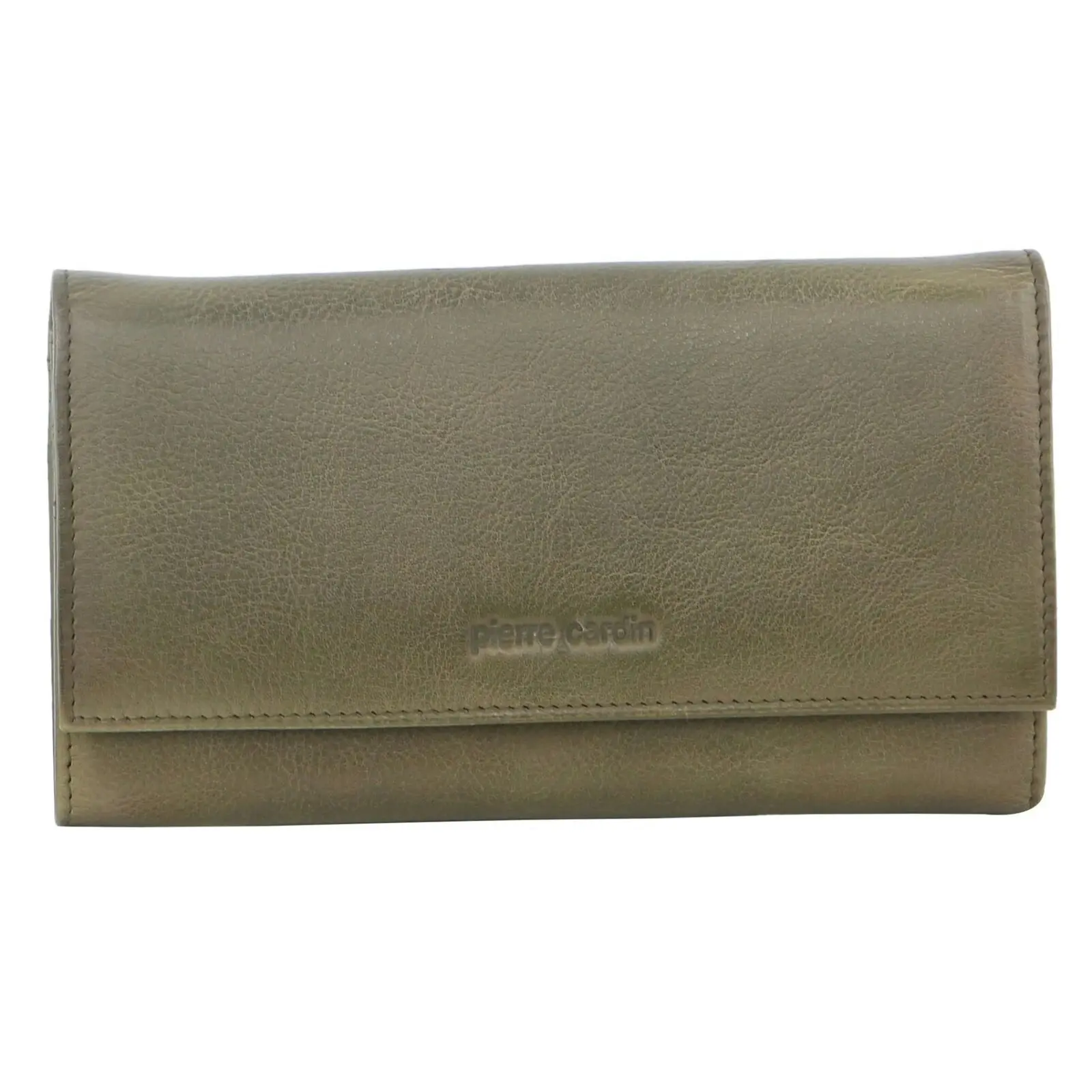 Pierre Cardin Womens Soft Italian Leather RFID Purse Wallet - Olive