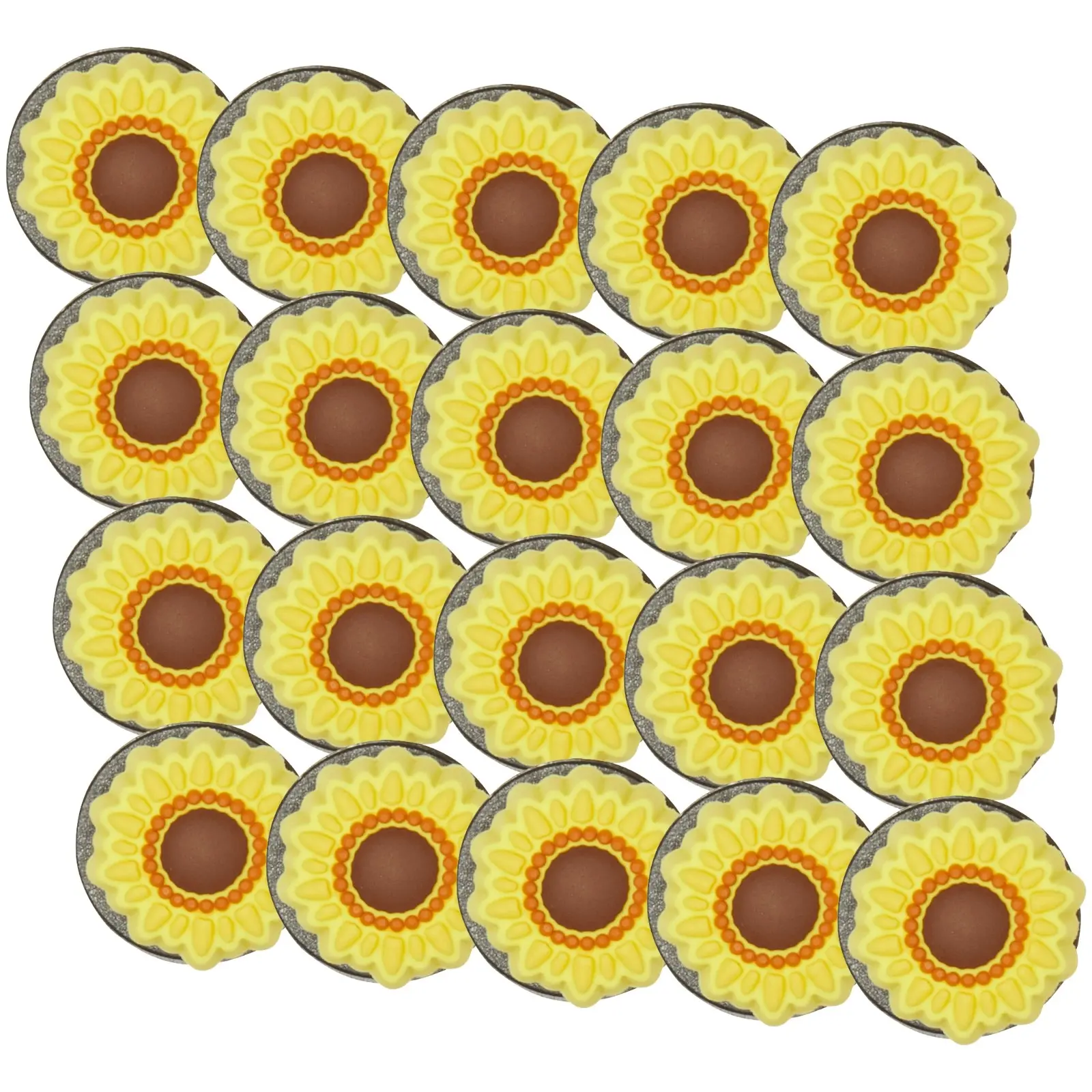 20x Crocs Sunflower Jibbitz™ Charm - 100% Authentic