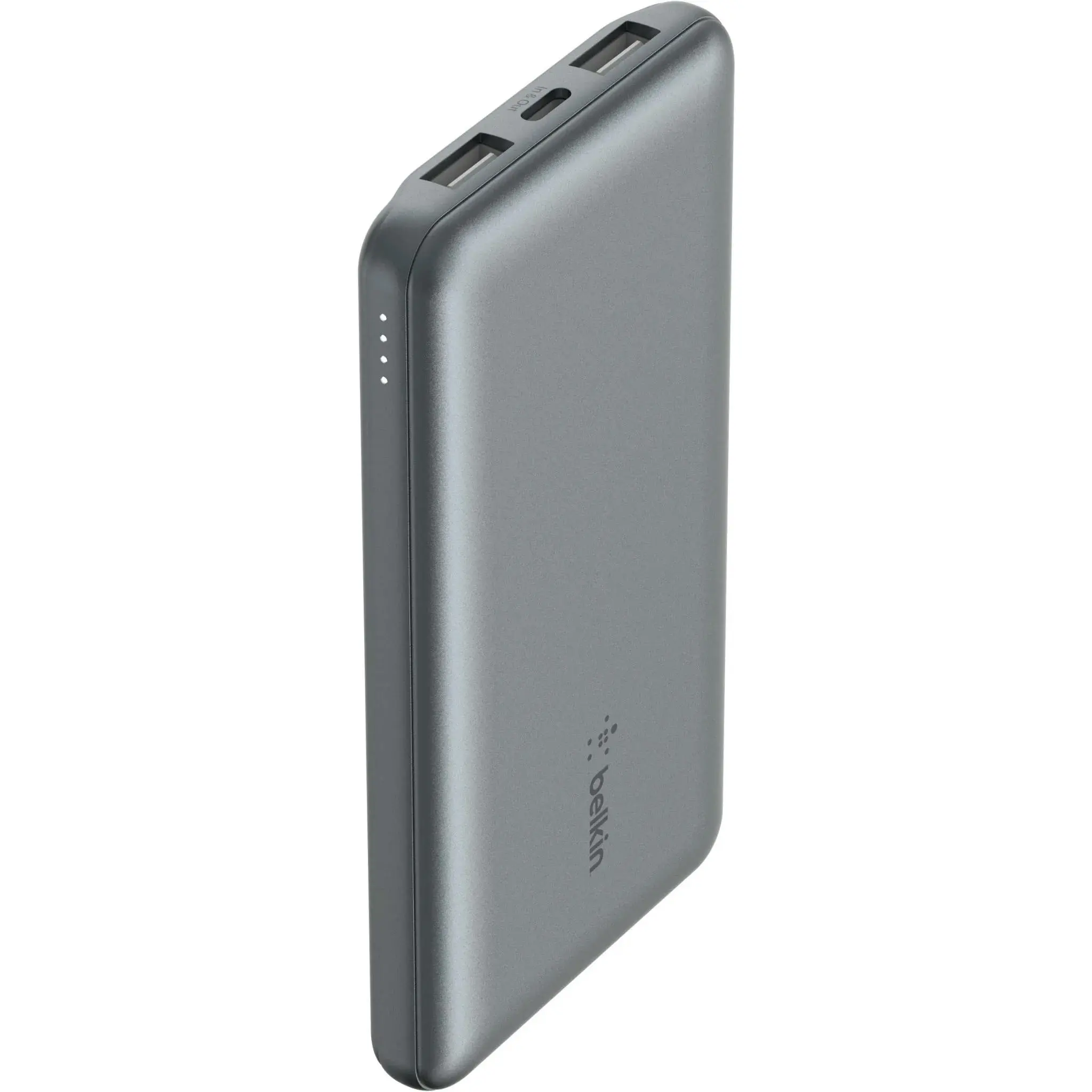 Belkin Boostup Charge 10k 3 Port Power Bank With Cable -grey