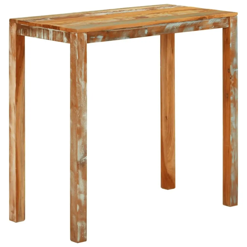 Bar Table 112x55x108 cm Solid Wood Reclaimed 350318