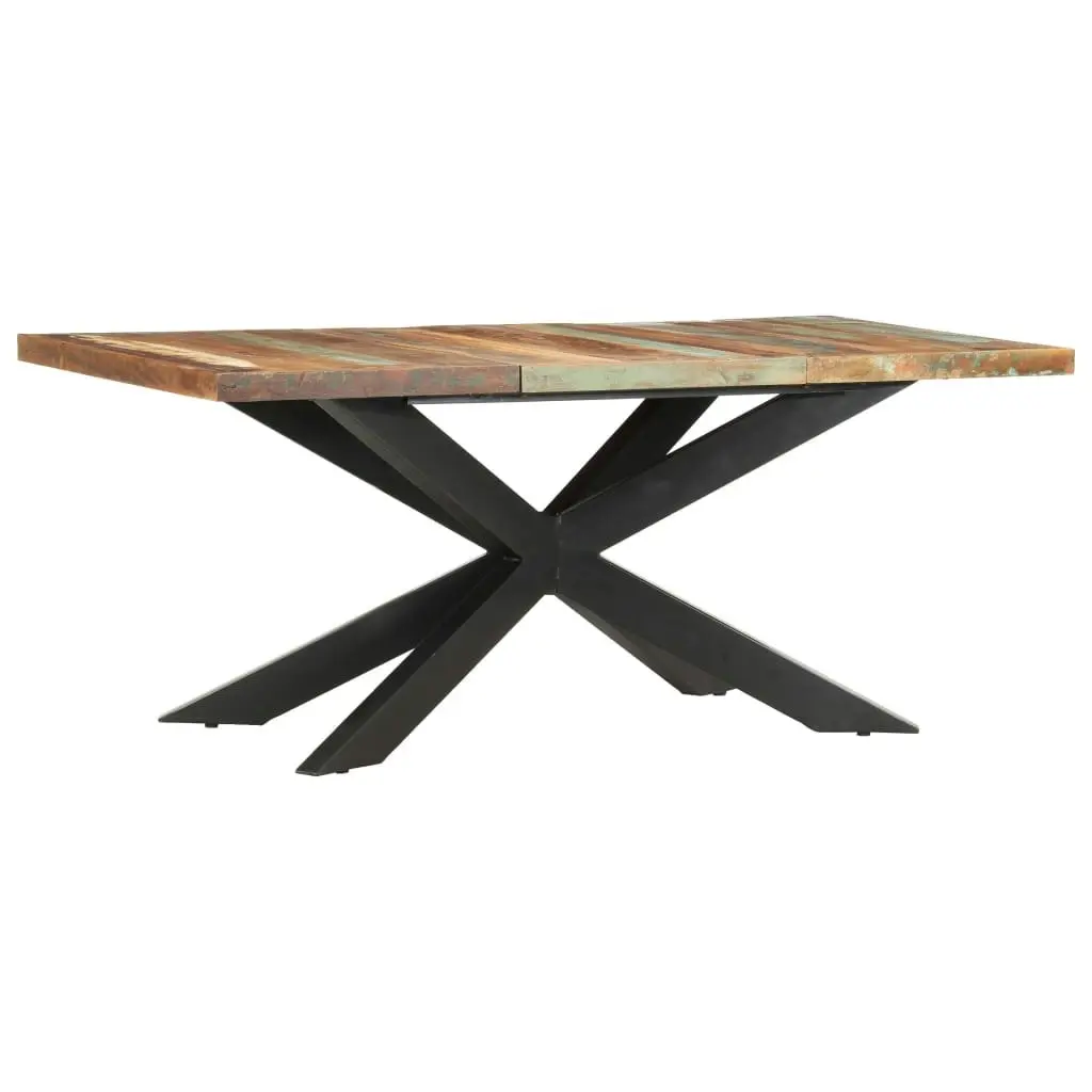 Dining Table 180x90x76 cm Solid Reclaimed Wood 285966