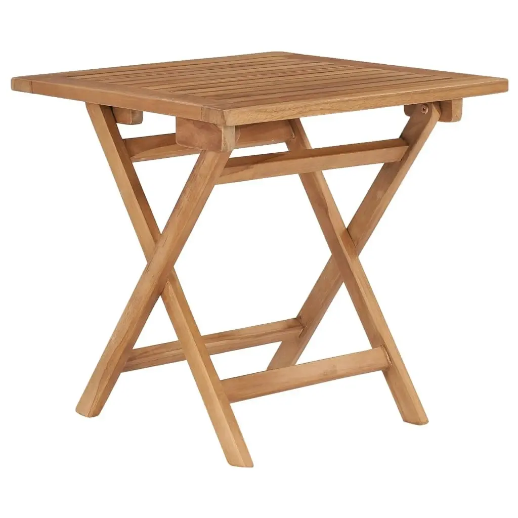 Folding Garden Table 45x45x45 cm Solid Teak Wood 48977