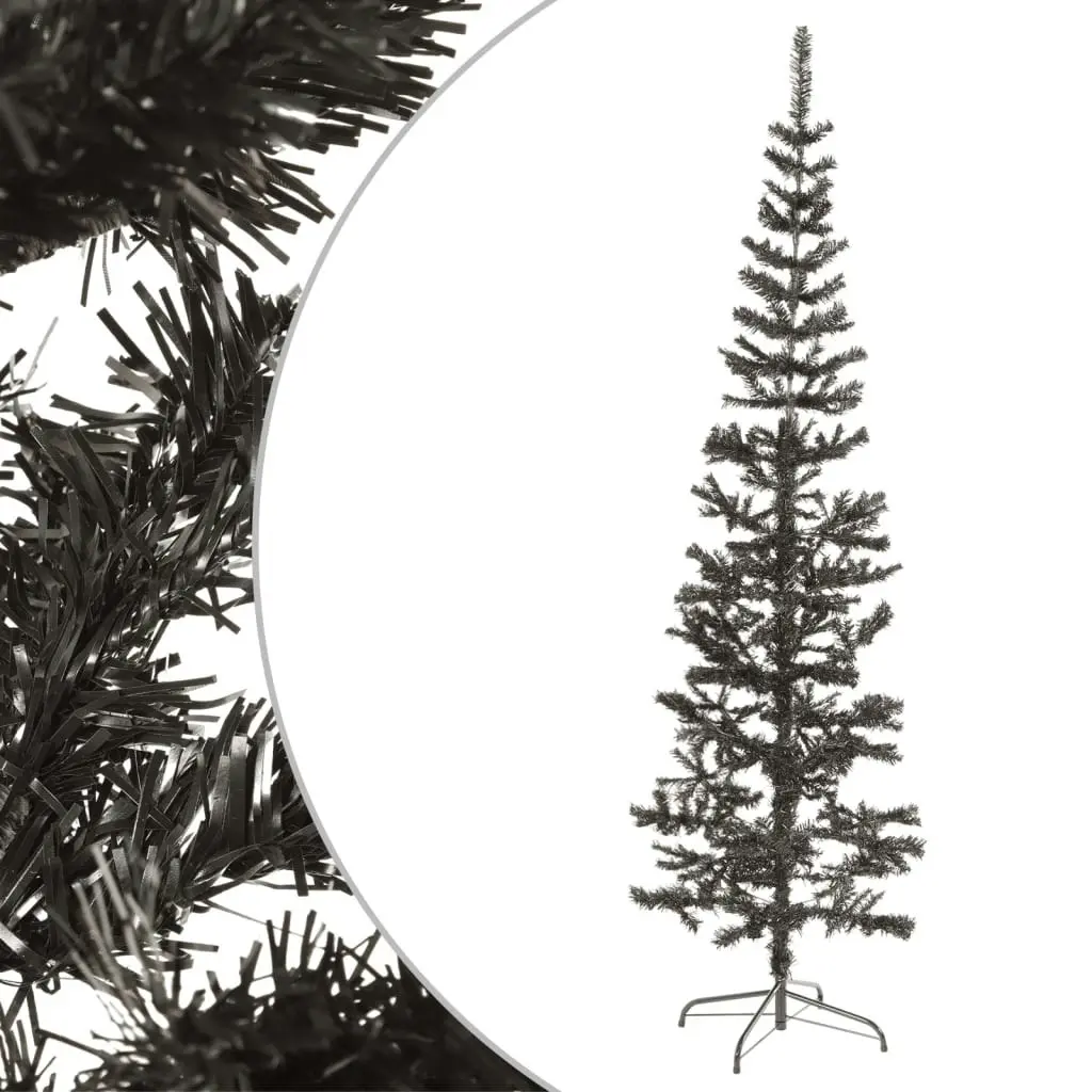 Slim Christmas Tree Black 240 cm 329221