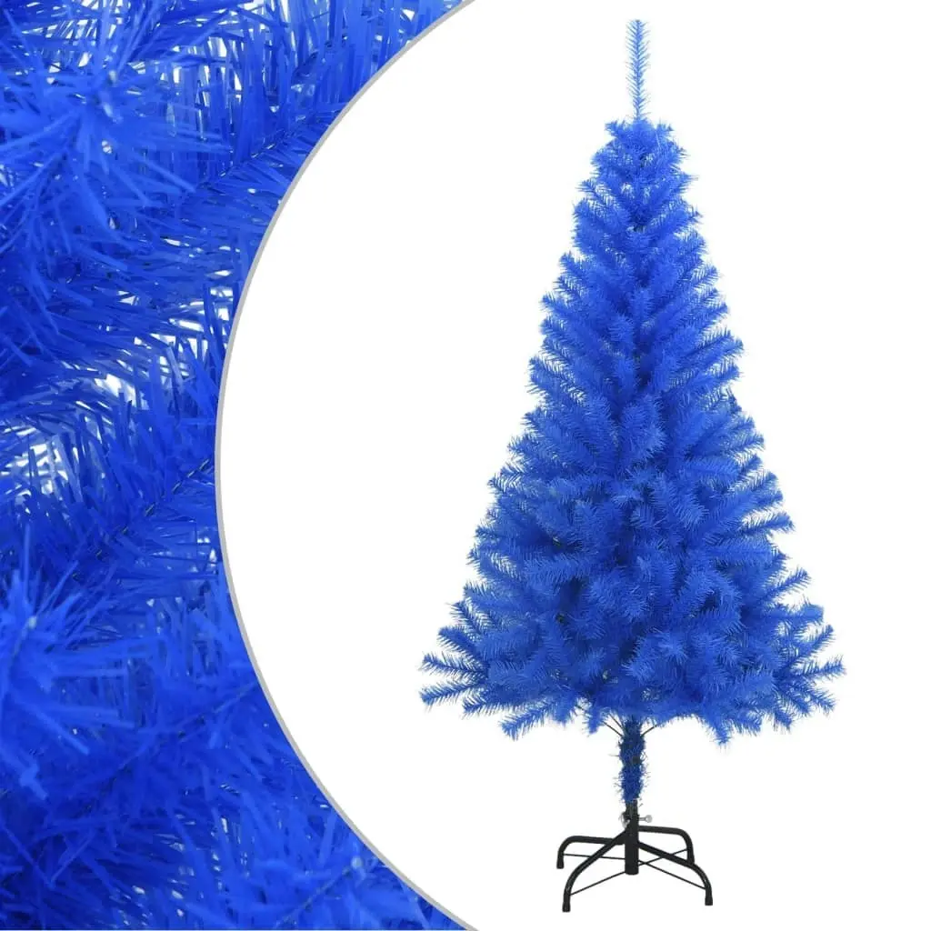 Artificial Christmas Tree with Stand Blue 120 cm PVC 329181