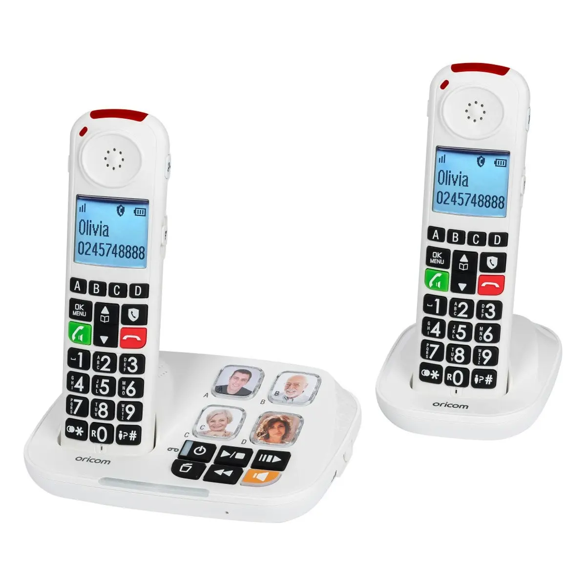 Oricom CARE900-2 Amplified Big Button Cordless Phone and Additional Handset