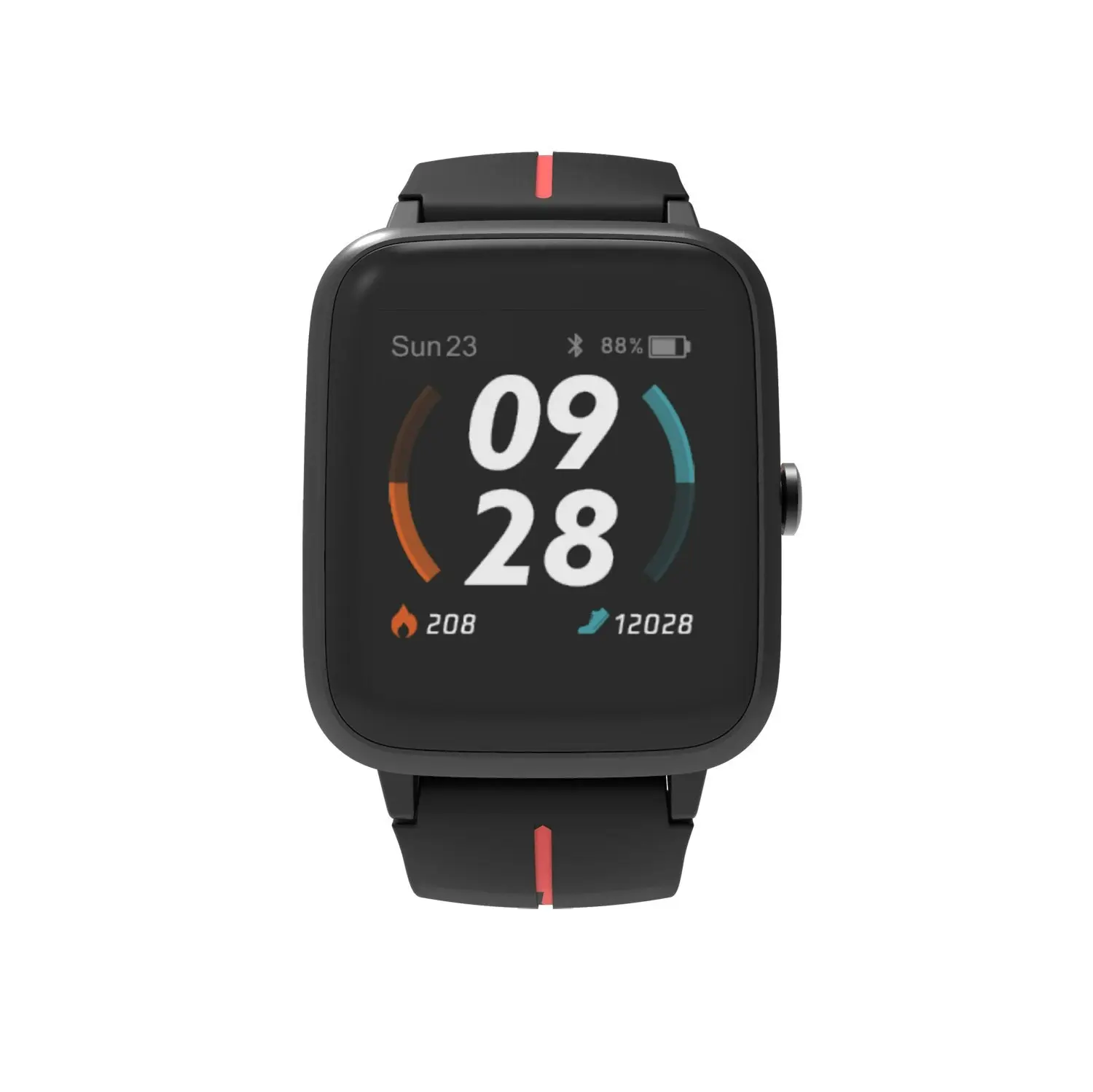 V-Fitness GPS Smart Watch Activity Tracker with Bonus Band Black