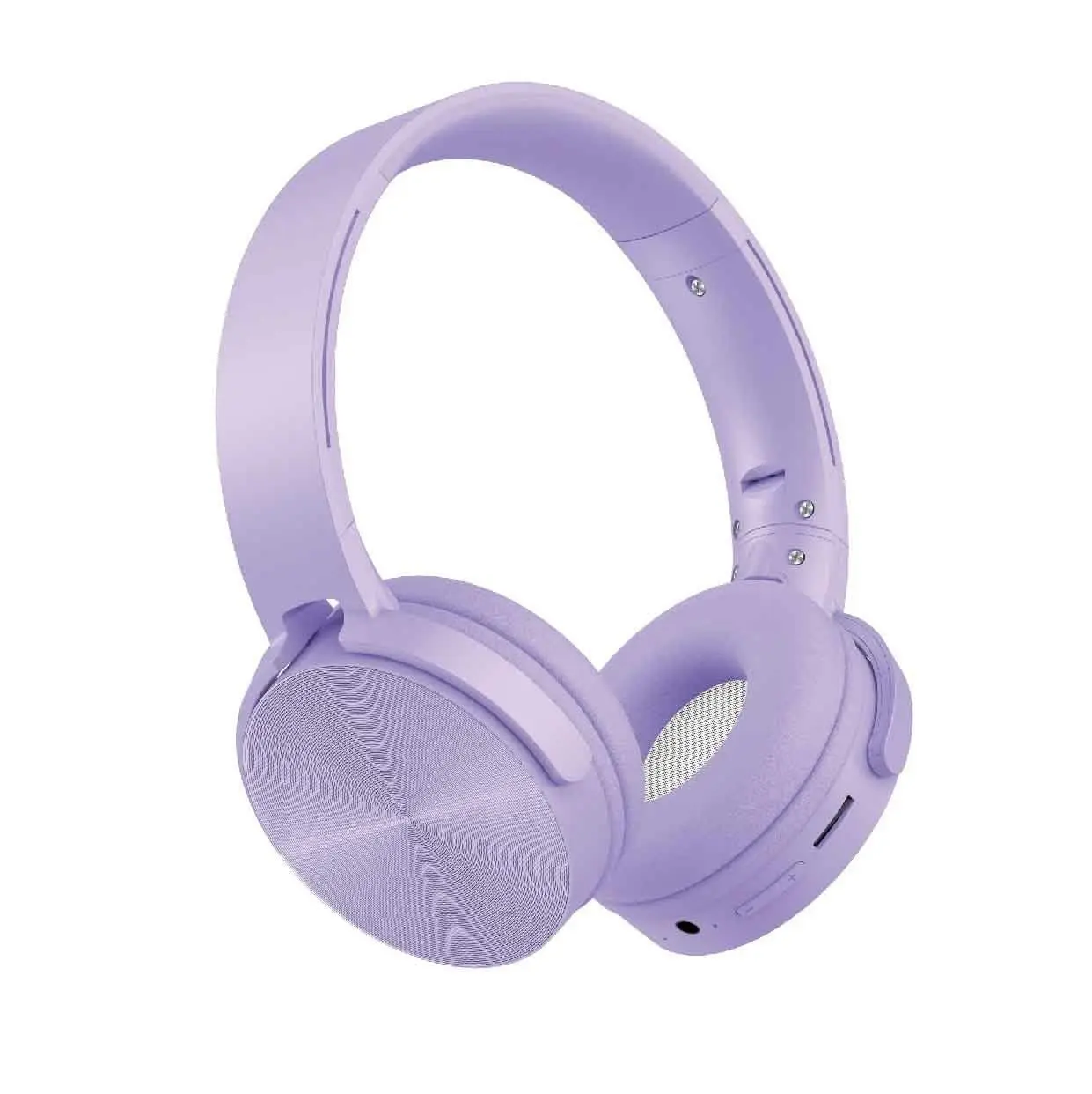 Laser Bluetooth 5.3 Wireless Headphones Purple Foldable 15Hr Battery