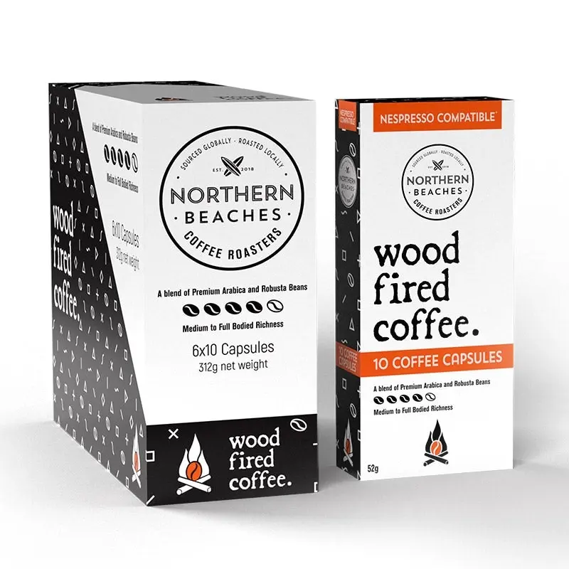 Wood Fired Coffee Capsules (nespresso Capatible) - 60 Capsule Carton