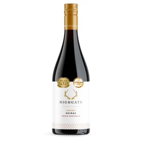 Highgate Estate Highgate Organic Shiraz South Australia 2021  (12x750ml)