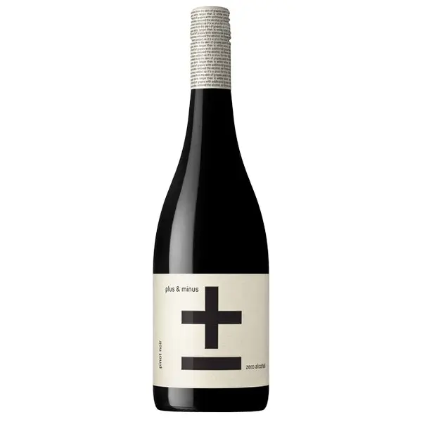 Plus & Minus Australia Pinot Noir Zero Alcohol 2024 (12 Bottles)