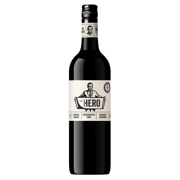 The Hero Australia Cabernet Sauvignon Preservative Free Vegan 2022 (12 Bottles)