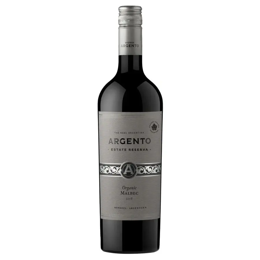 Argento Reserva Organic Malbec, Mendoza 2021 (12 Bottles)