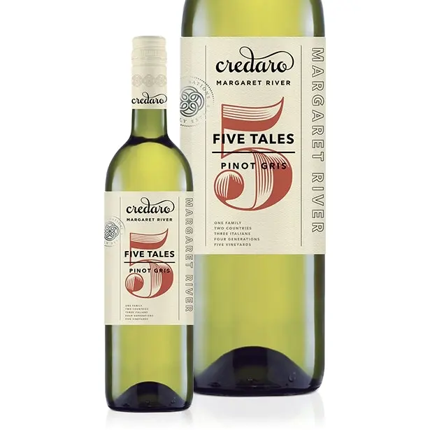 Credaro Five Tales Pinot Gris 2023 (12 Bottles)