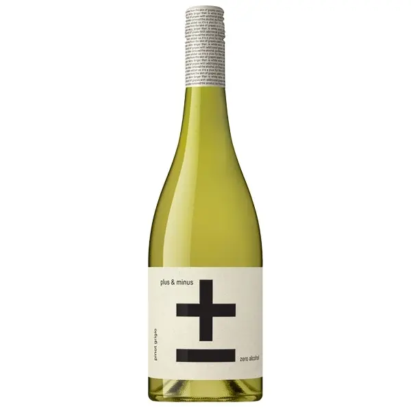 Plus & Minus Australia Pinot Grigio Zero Alcohol 2024 (12 Bottles)