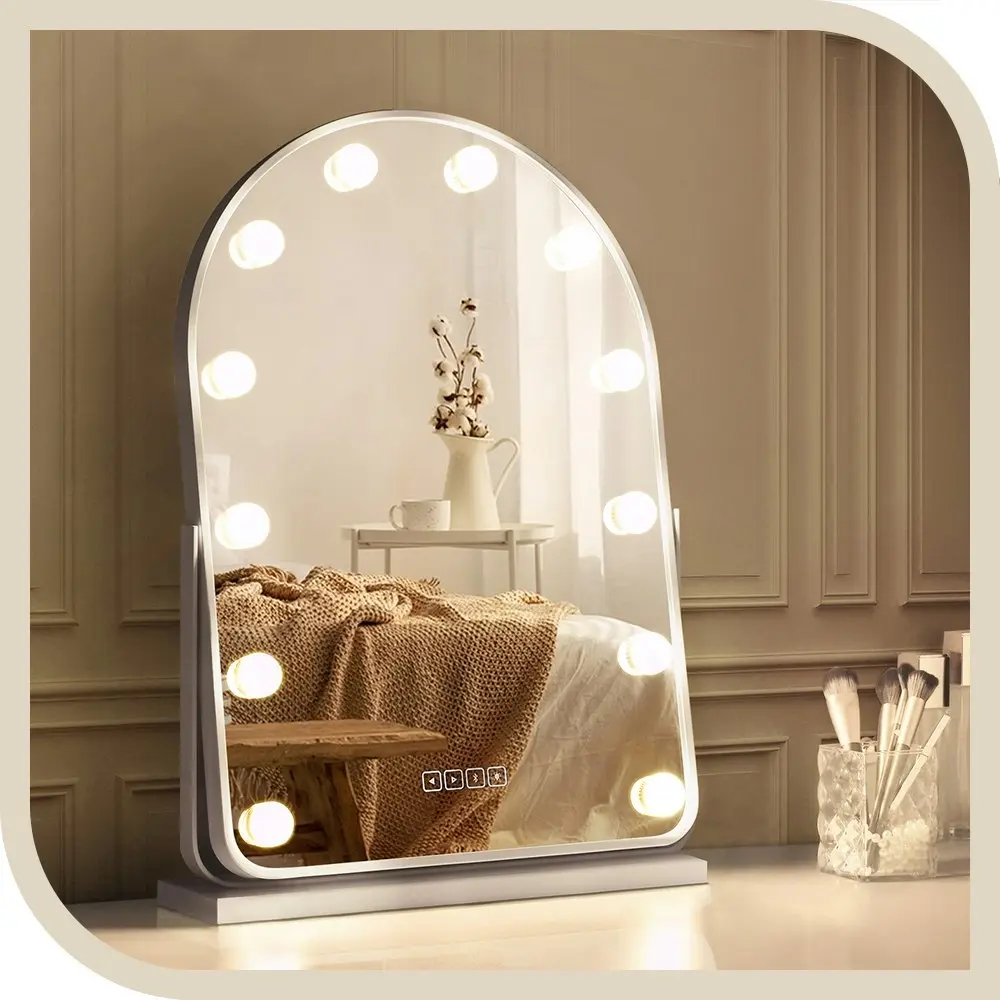 Simplus Bluetooth LED Hollywood Mirror Makeup Vanity Mirrors with Lights 65X45CM