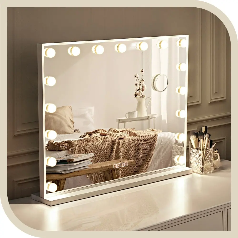 Simplus Bluetooth LED Hollywood Mirror Makeup Vanity Mirrors with Lights 80X62CM