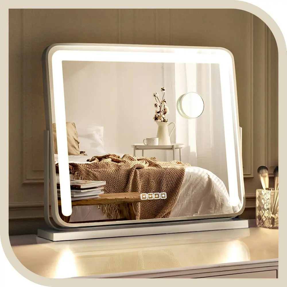 Simplus Bluetooth LED Hollywood Mirror Makeup Vanity Mirrors with Lights 60X52CM